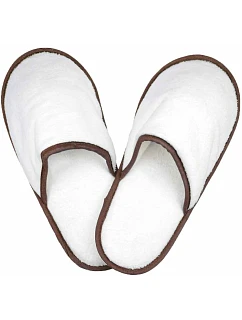 The One Towelling Slippers Froté papuče 48.1026 biela/sivá