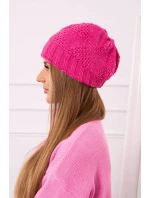 Dámská čepice  růžová model 18751751 - K-Fashion