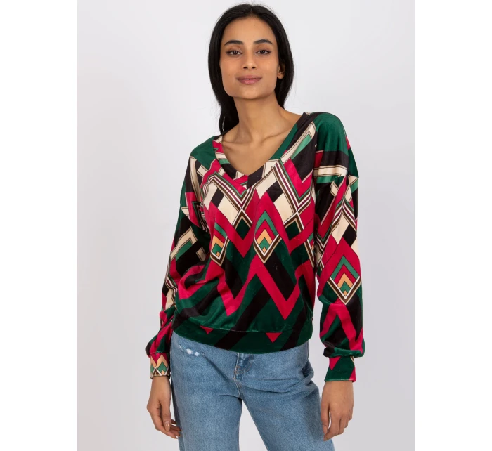 Halenka DHJ BZ tmavě zelená model 17339370 - FPrice Halenka DHJ BZ tmavě zelená model 17339370 - FPrice