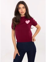 Sweter IT SW model 21471665 bordowy - FPrice