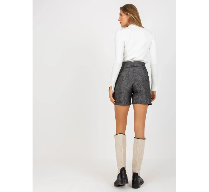 Dámske šortky LK SN 506942 3.70 tmavosivé Dámske šortky LK SN 506942 3.70 tmavosivé