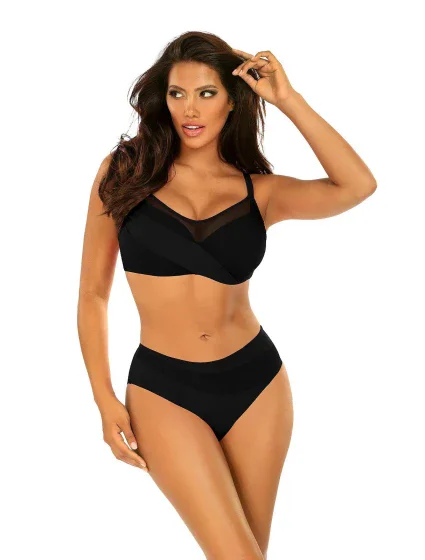 Dámske dvojdielne plavky Fashion 18 S940FA18-19 čierne - Self