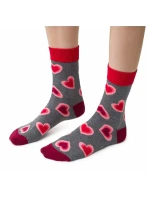 Dámské ponožky model 14559108 Srdce - Steven Dámské ponožky model 14559108 Srdce - Steven