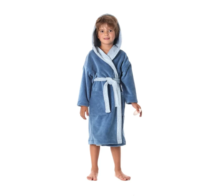 župan Tampa model 20647377 dětský dětské denim světlý - Vestis župan Tampa model 20647377 dětský dětské denim světlý - Vestis