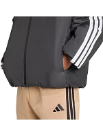 Pánská bunda Essentials 3Stripes Insulated Hooded Jacket black pánské oblečení model 21391449 - ADIDAS