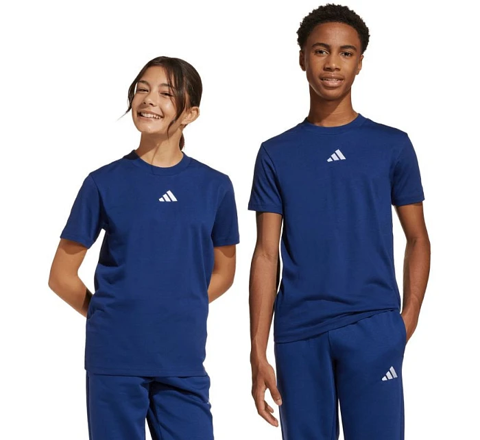 Detské tričko adidas Essentials Tee 160 navy blue JY0613