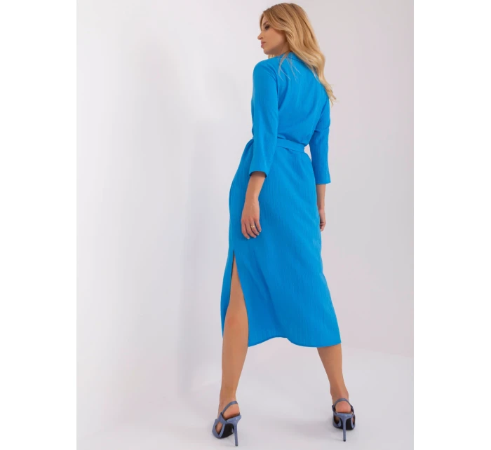 Sukienka LK SK model 18650825 niebieski - FPrice Sukienka LK SK model 18650825 niebieski - FPrice