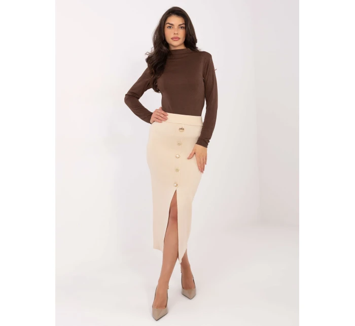 Sukňa PM SD YIS1059.71 svetlo béžová