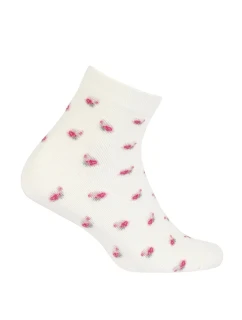 TENKÉ PONOŽKY FARBA 6-11 ROKOV DIEVČATÁ OFF WHITE 27-29