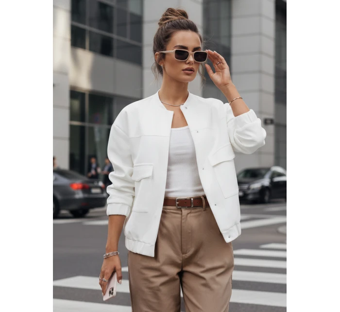 Dámská přechodová bunda ecru Dstreet model 21975242 - FashionStreet