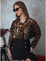 Dámske oversize tričko PANTHEAS s leopardou potlačou FashionStreet RY2709 Dámske oversize tričko PANTHEAS s leopardou potlačou FashionStreet RY2709