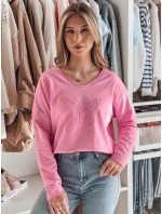 Dámska blúzka oversize FLOFLY ružová FashionStreet RY2784
