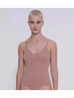 Dámsky top ZERO Feel 2.0 Špagetový top - BROWN - hnedý 1141 - SLOGGI