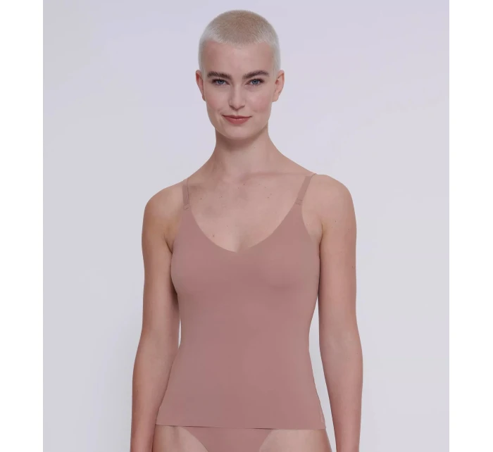 Dámsky top ZERO Feel 2.0 Špagetový top - BROWN - hnedý 1141 - SLOGGI