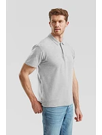 Original Polo Pánské piqué polo model 22449678 heather grey - Fruit of the Loom