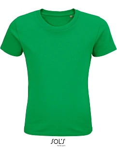 SOL'S Pioneer Kids Detské tričko z bio bavlny 25.3578 kelly green