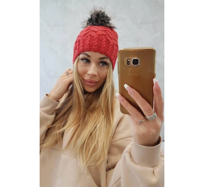 Fleecová čepice Daria model 18750107 - K-Fashion Fleecová čepice Daria model 18750107 - K-Fashion