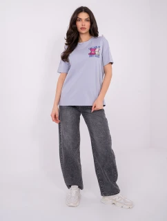 T shirt model 21821417 jasny fioletowy - FPrice