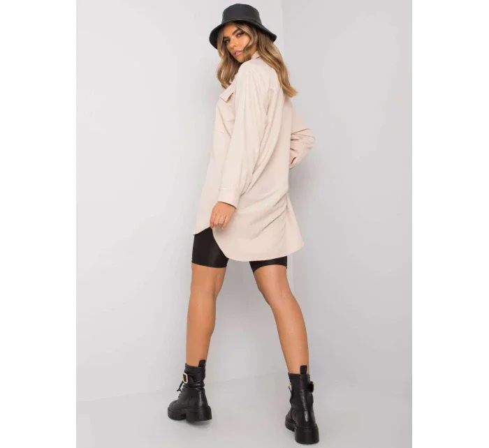 EM košeľa KS 678.57 svetlo béžová