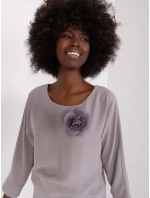 Blúzka LK BZ 506560.14P sivá