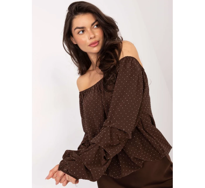 Blúzka MI BZ 61572.27P hnedá Blúzka MI BZ 61572.27P hnedá