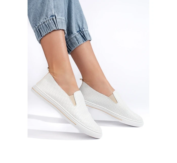 Pohodlné tenisky hnědé dámské bez podpatku Pohodlné tenisky hnědé dámské bez podpatku