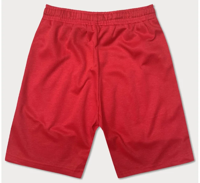 Červené pánské kraťasy model 18433276 - J.STYLE