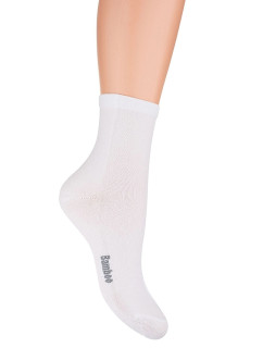 Dámske ponožky 24 white - Skarpol