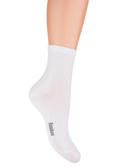 Dámske ponožky 24 white - Skarpol