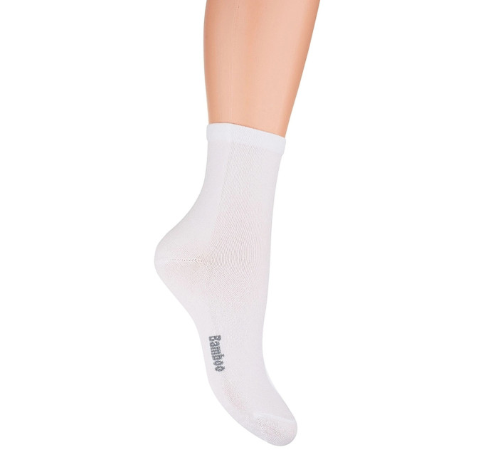 Dámske ponožky 24 white - Skarpol