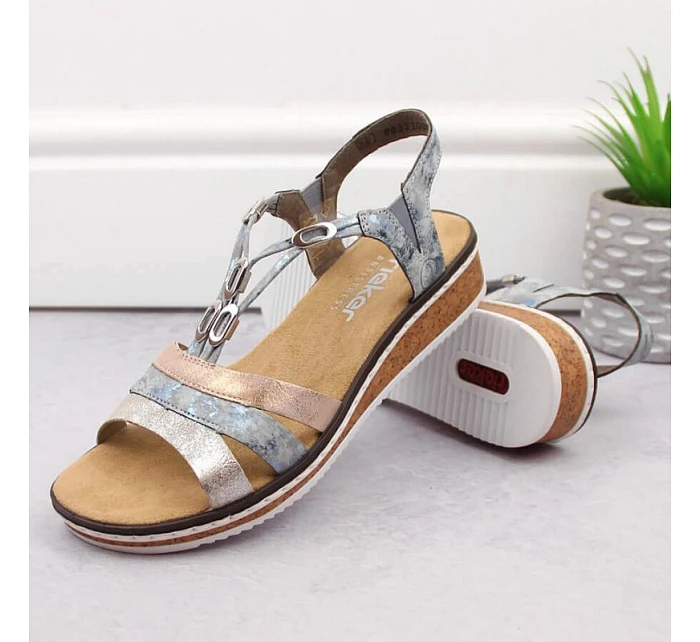 Pohodlné sandále Rieker W RKR664