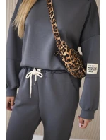 Súprava tepláky + nohavice butter fabric graphite Súprava tepláky + nohavice butter fabric graphite