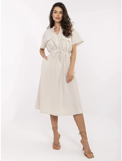 Sukienka MI SK model 21132998 beżowy - FPrice