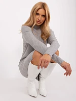 PM SK PM319 šaty.19 sivá