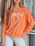 Dámská oversize mikina oranžová Dstreet model 21985722 - FashionStreet