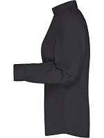 JN 641 Popelínová business halenka s dlouhým rukávem model 22487442 black - Daiber JN 641 Popelínová business halenka s dlouhým rukávem model 22487442 black - Daiber