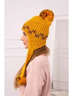 Dámská ušanka Nadia model 18751637 hořčicová - K-Fashion