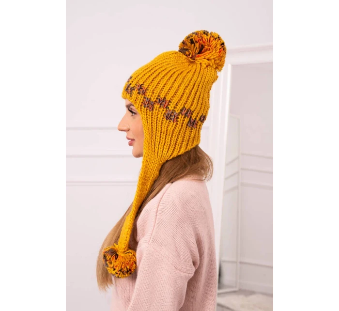 Dámská ušanka Nadia model 18751637 hořčicová - K-Fashion