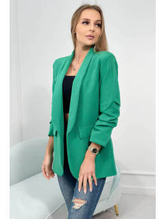 Sako s klopami elegantné zelené