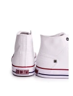 Pánské klasické vysoké tenisky BIG STAR model 21545604 Bílé - Big Star Shoes