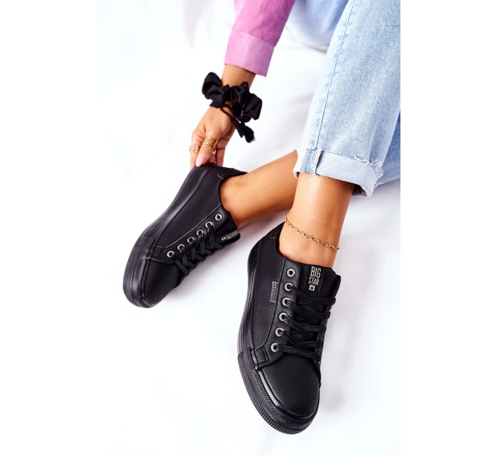 Dámské Tenisky Na Platformě BIG STAR model 21562516 Černé - Big Star Shoes