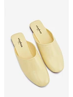 Dámské z imitace kůže Ploché Žluté model 22102949 - Boto Dámské z imitace kůže Ploché Žluté model 22102949 - Boto