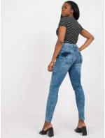 Džínsy nohavice D85035C62220M263 modré