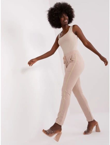 Spodnie dresowe RV DR model 18856583 beżowy - FPrice