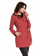Dámsky plášť 63549 červený - Cabba