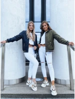 HERA FashionStreet dámsky tmavomodrý bomber TY3784