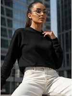 SWAN dámska mikina čierna FashionStreet BY1286