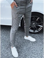 Pánske tmavosivé nohavice FashionStreet UX4409
