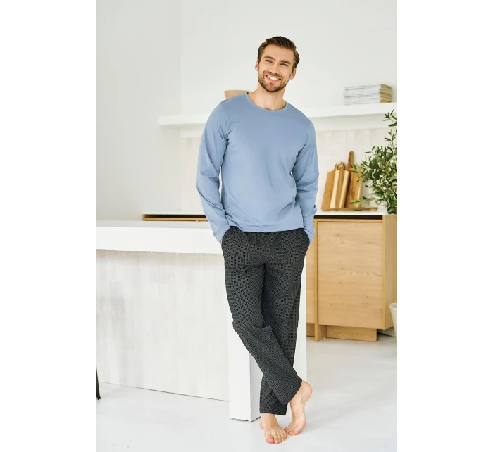 Taro Lorenzo pyžamo 3474 dĺžka/r M-2XL Z25/26 pánske Taro Lorenzo pyžamo 3474 dĺžka/r M-2XL Z25/26 pánske