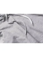 Tenká šedá dámská mikina model 17202600 - J.STYLE Tenká šedá dámská mikina model 17202600 - J.STYLE